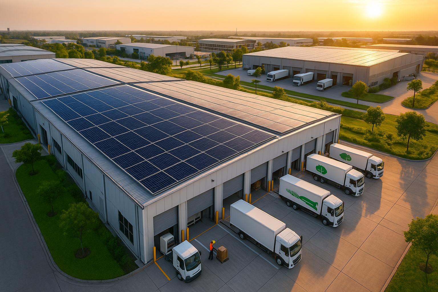 Logistics hub energy optimization